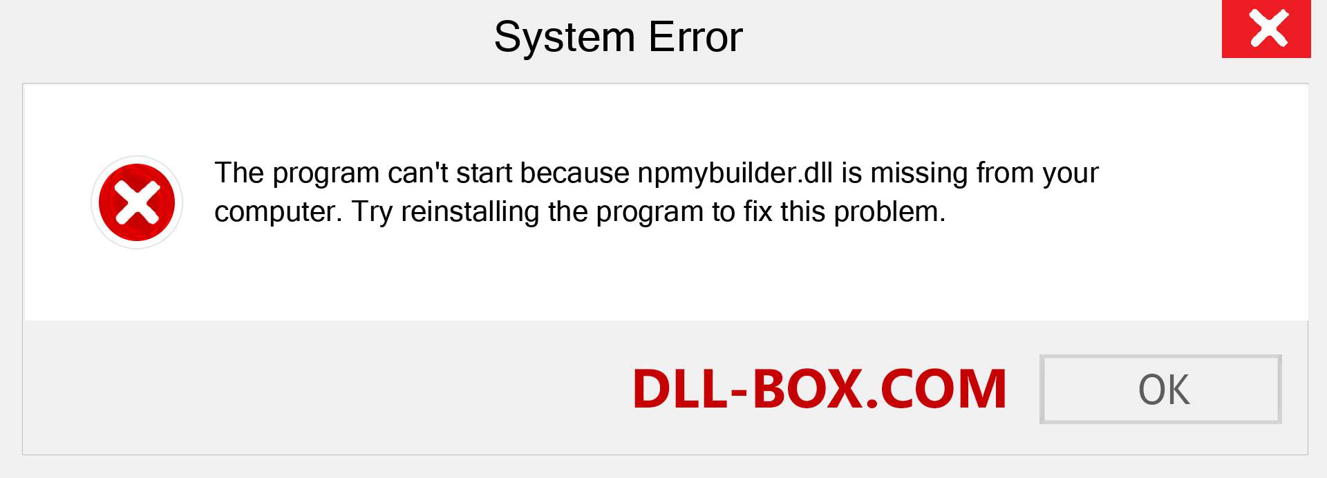  npmybuilder.dll file is missing?. Download for Windows 7, 8, 10 - Fix  npmybuilder dll Missing Error on Windows, photos, images